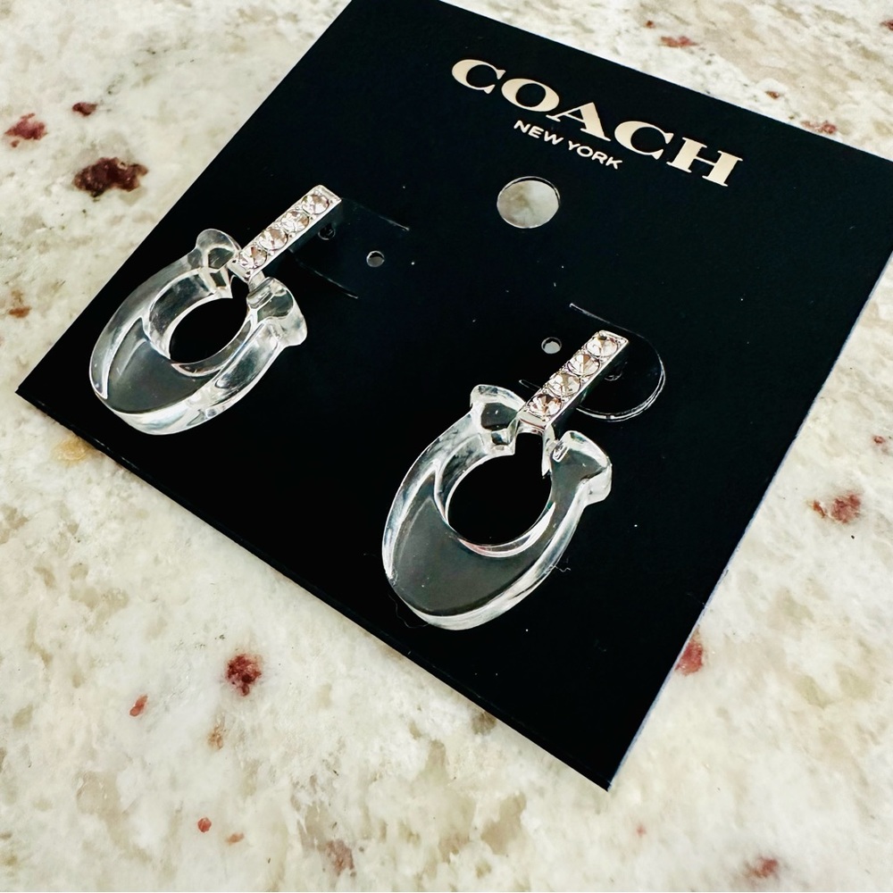 COACH Hypoallergenic Earrings - Picture 5 of 6